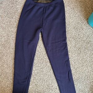 Purple fleece lined joggers